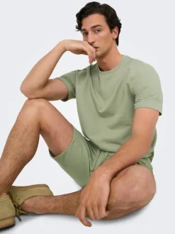 ONSKIAN Medelhög midja Rak passform Shorts