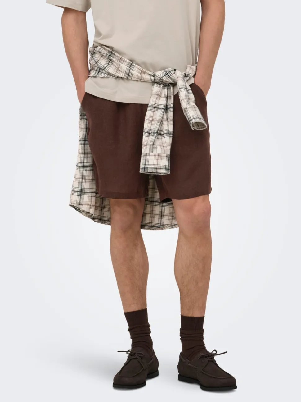 ONSLAURENCE Normal passform Linne Shorts