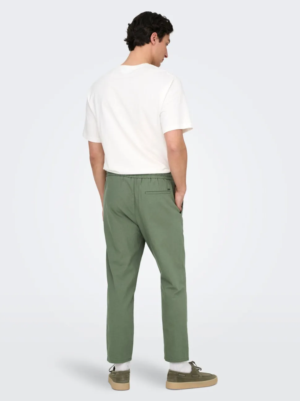 ONSLINUS Avsmalnande passform Linne Jogger