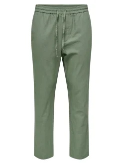 ONSLINUS Avsmalnande passform Linne Jogger