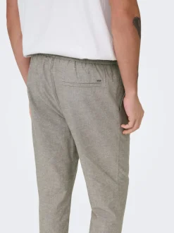 ONSLINUS Avsmalnande passform Linne Jogger