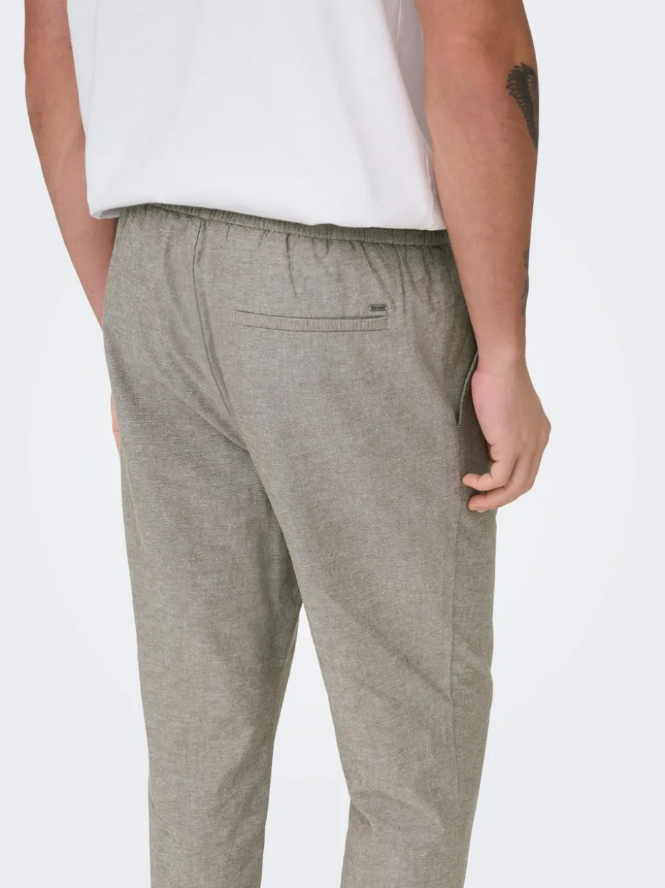ONSLINUS Avsmalnande passform Linne Jogger