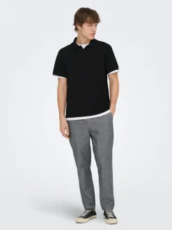 ONSLINUS Avsmalnande passform Linne Jogger