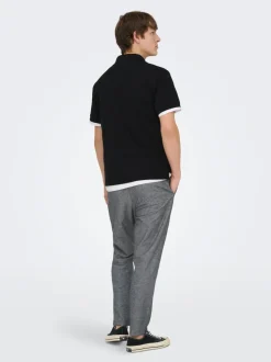 ONSLINUS Avsmalnande passform Linne Jogger