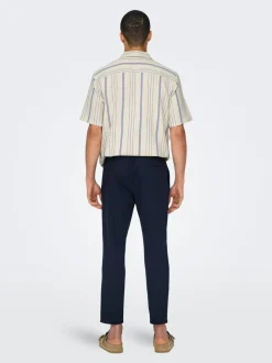 ONSLINUS Avsmalnande passform Linne Jogger