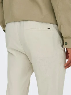 ONSLINUS Avsmalnande passform Linne Jogger