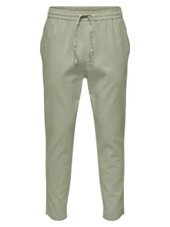 ONSLINUS Avsmalnande passform Linne Jogger