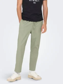ONSLINUS Avsmalnande passform Linne Jogger