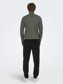 ONSLINUS Manchesterbyxor med tapered fit