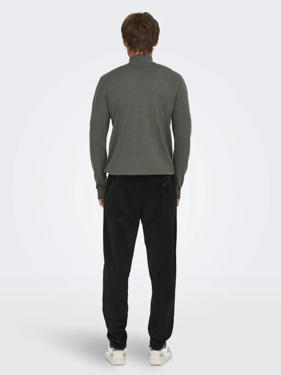 ONSLINUS Manchesterbyxor med tapered fit