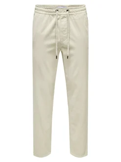 ONSLINUS Manchesterbyxor med tapered fit