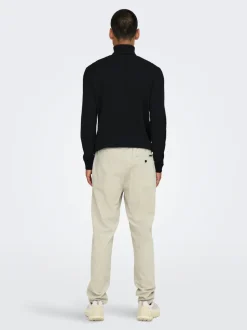 ONSLINUS Manchesterbyxor med tapered fit
