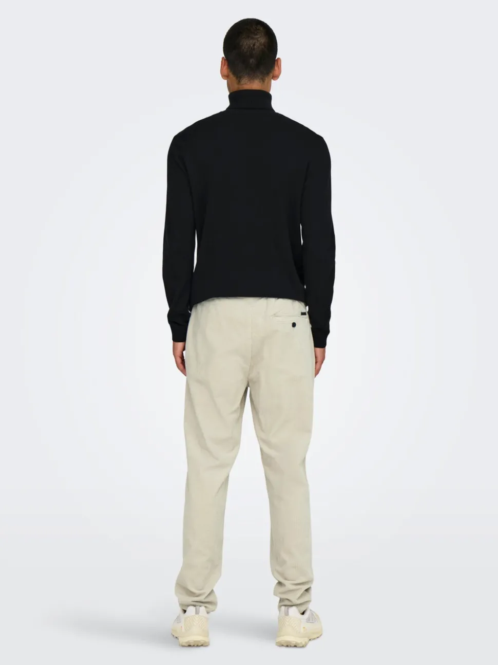 ONSLINUS Manchesterbyxor med tapered fit