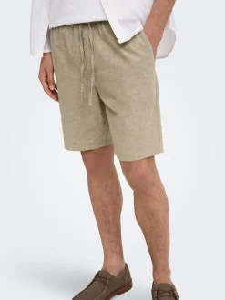 ONSLINUS Normal passform Linne Shorts