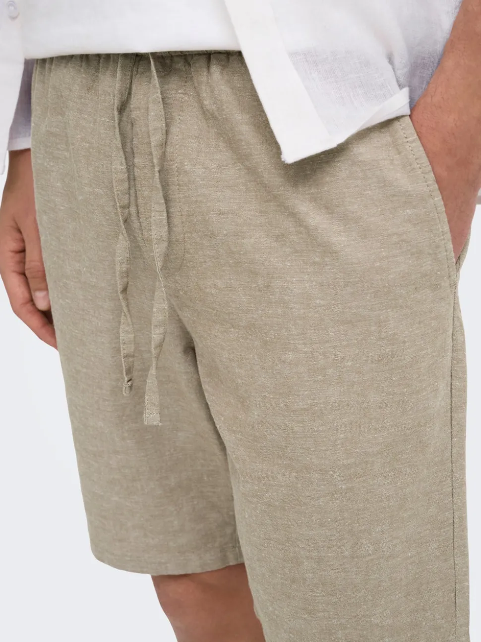 ONSLINUS Normal passform Linne Shorts