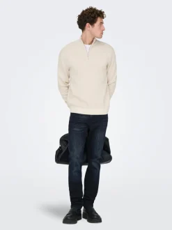 ONSLOOM Medelhög midja Slim Fit Jeans