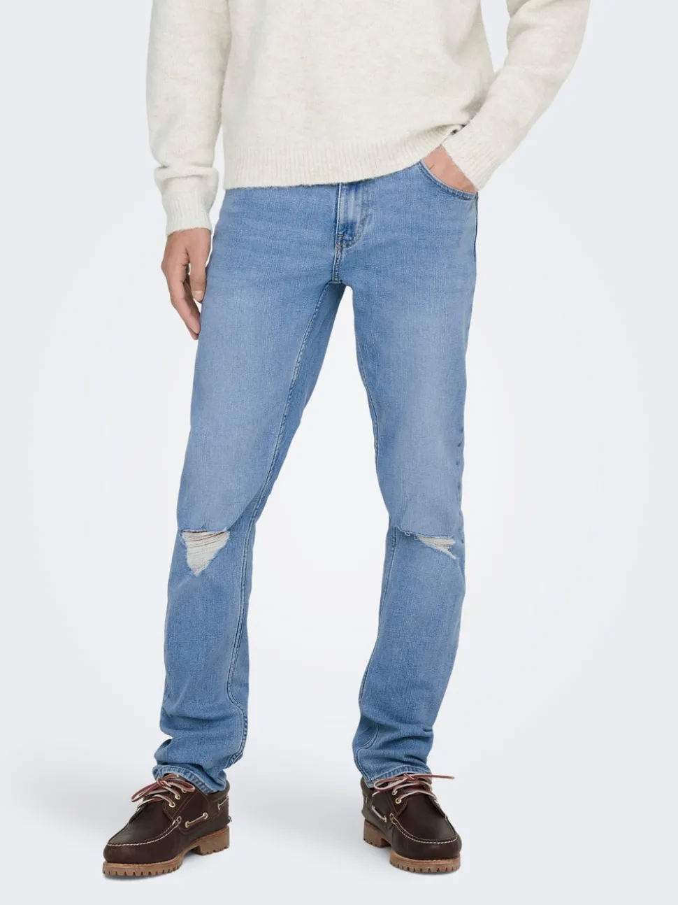 ONSLOOM Medelhög midja Slim Fit Jeans