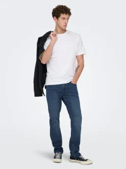 ONSLOOM Medelhög midja Slim Fit Jeans
