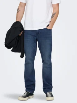 ONSLOOM Medelhög midja Slim Fit Jeans