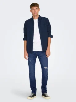 ONSLOOM Medelhög midja Slim Fit Jeans