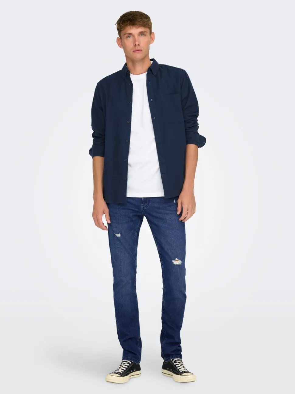 ONSLOOM Medelhög midja Slim Fit Jeans
