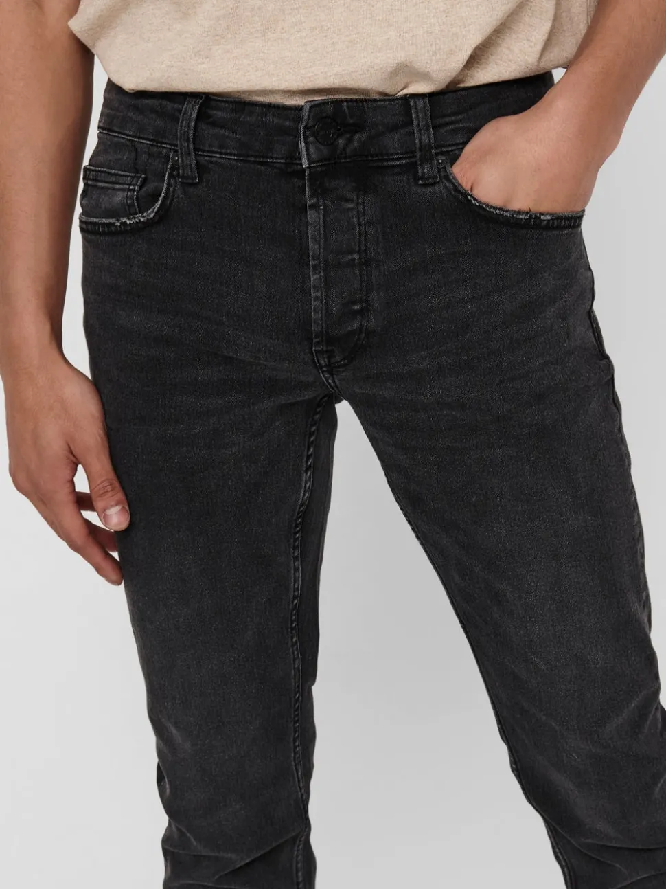 ONSLOOM Medelhög midja Slim Fit Jeans