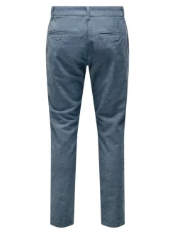 ONSMARK Avsmalnande passform Linne Chinos