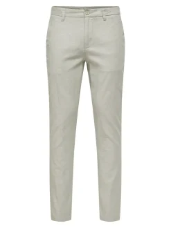 ONSMARK Avsmalnande passform Linne Chinos