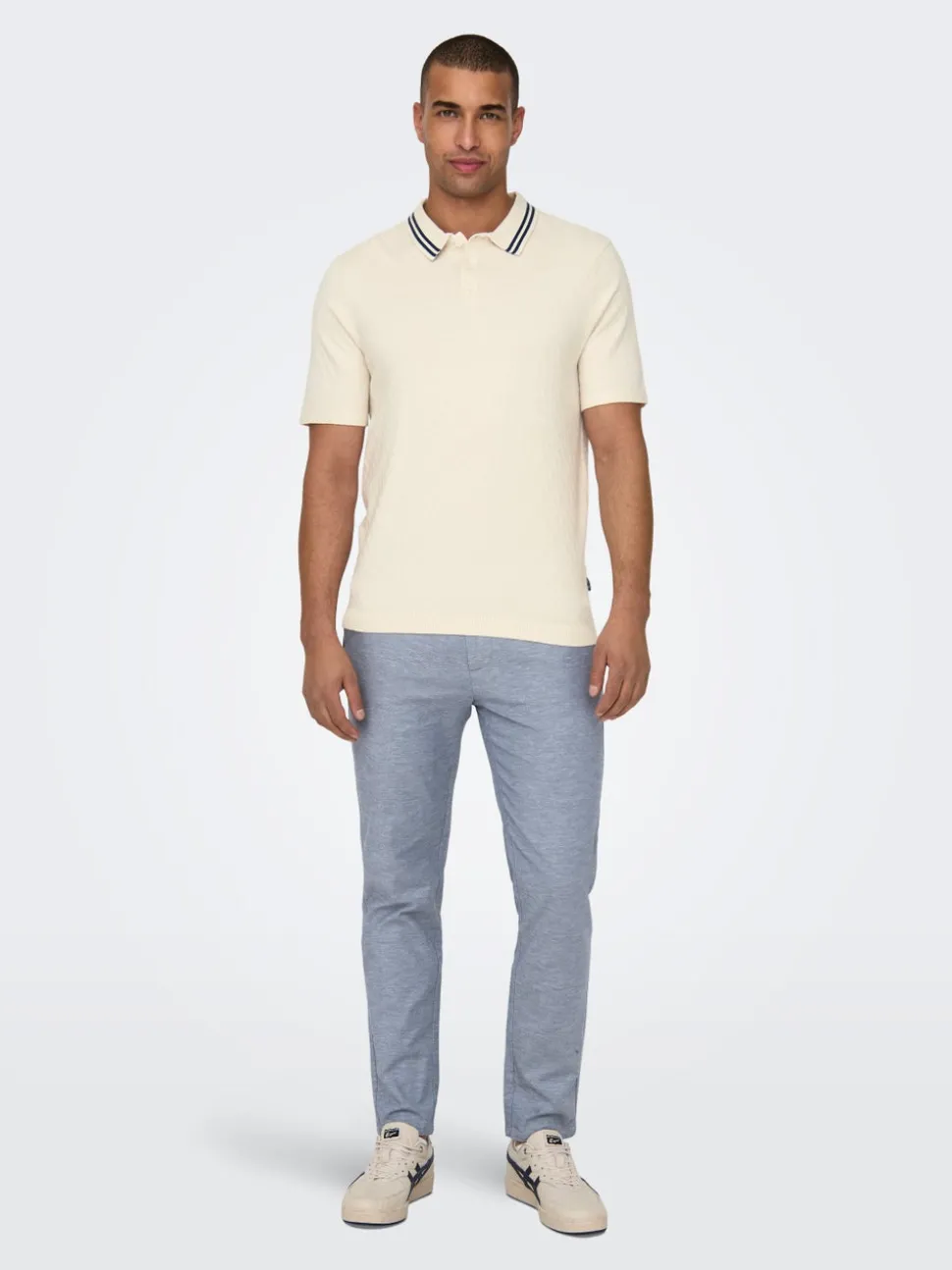 ONSMARK Avsmalnande passform Linne Chinos