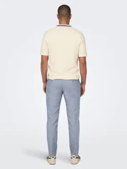 ONSMARK Avsmalnande passform Linne Chinos