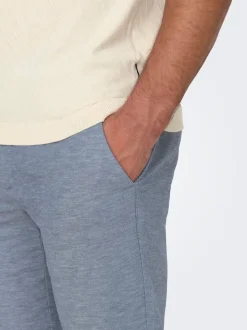 ONSMARK Avsmalnande passform Linne Chinos