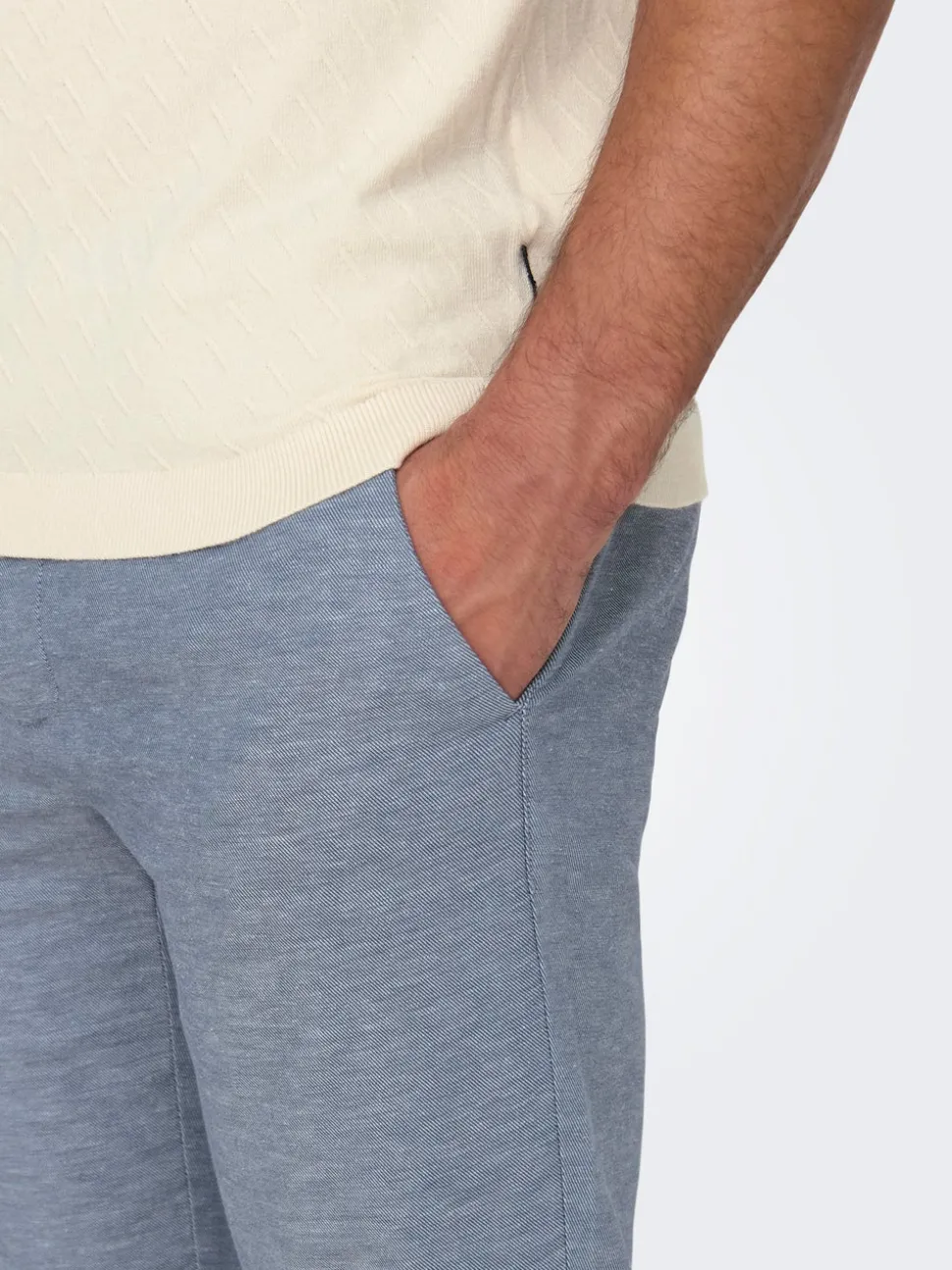 ONSMARK Avsmalnande passform Linne Chinos