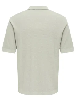 ONSTONY Stickad pikétröja