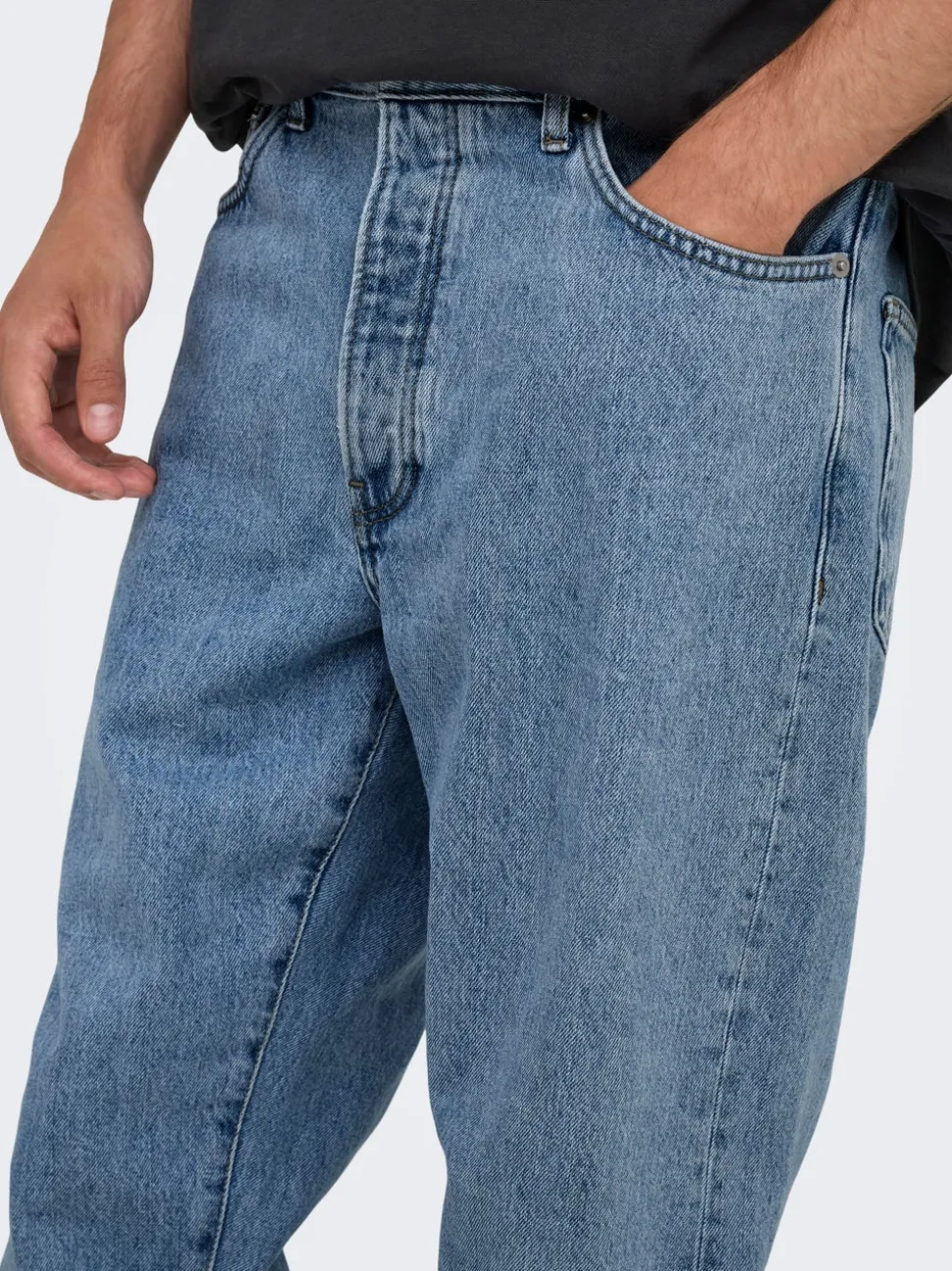 ONSTYE Hög midja Avsmalnande passform Jeans