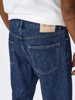 ONSTYE Hög midja Lös passform Jeans