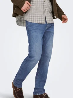 ONSWOLF Medelhög midja Normal passform Jeans