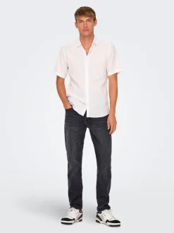 ONSYOKE Medelhög midja Avsmalnande passform Jeans