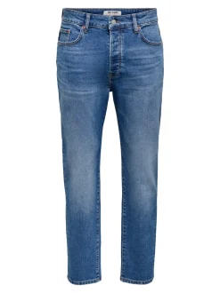 ONSYOKE Medelhög midja Avsmalnande passform Stretch Jeans