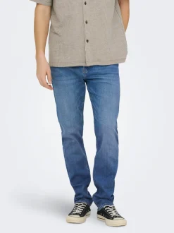 ONSYOKE Medelhög midja Avsmalnande passform Jeans
