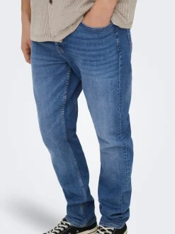 ONSYOKE Medelhög midja Avsmalnande passform Jeans