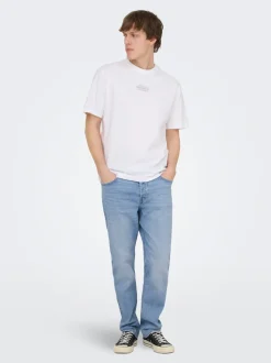 ONSYOKE Medelhög midja Avsmalnande passform Jeans