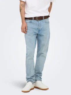 ONSYOKE Medelhög midja Avsmalnande passform Stretch Jeans