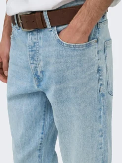 ONSYOKE Medelhög midja Avsmalnande passform Stretch Jeans