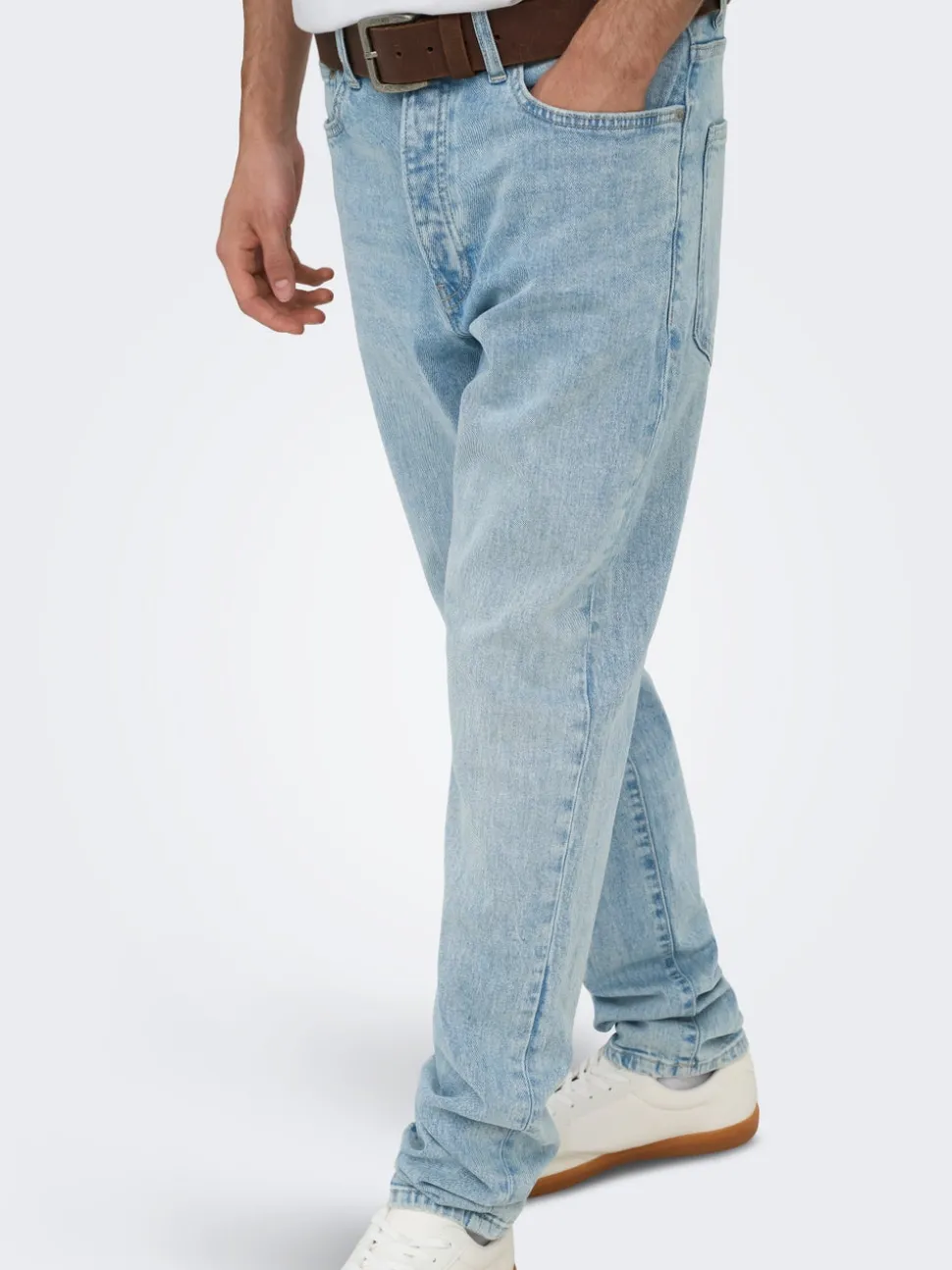 ONSYOKE Medelhög midja Avsmalnande passform Stretch Jeans