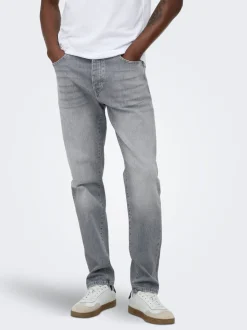 ONSYOKE Medelhög midja Avsmalnande passform Stretch Jeans