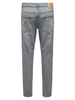 ONSYOKE Medelhög midja Avsmalnande passform Stretch Jeans