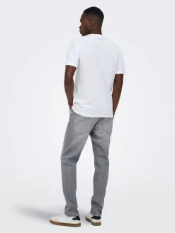 ONSYOKE Medelhög midja Avsmalnande passform Stretch Jeans