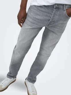ONSYOKE Medelhög midja Avsmalnande passform Stretch Jeans