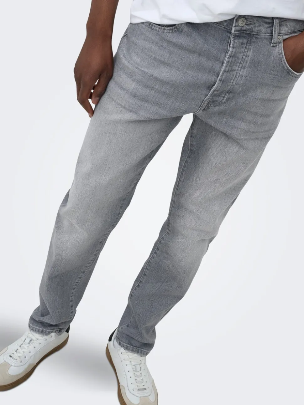 ONSYOKE Medelhög midja Avsmalnande passform Stretch Jeans