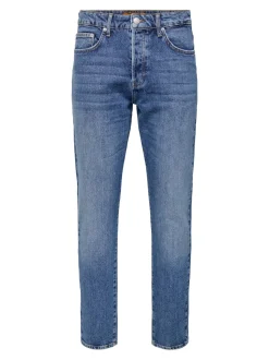 ONSYOKE Medelhög midja Cropped Fit Jeans